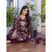 Picture of Amazing Cotton Purple Readymade Salwar Kameez
