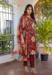 Picture of Good Looking Cotton Brown Readymade Salwar Kameez