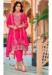 Picture of Admirable Chiffon Deep Pink Straight Cut Salwar Kameez