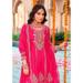 Picture of Admirable Chiffon Deep Pink Straight Cut Salwar Kameez
