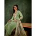 Picture of Enticing Silk Dark Sea Green Readymade Salwar Kameez