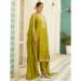Picture of Shapely Silk Dark Golden Rod Readymade Salwar Kameez