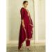 Picture of Well Formed Silk Maroon Readymade Salwar Kameez
