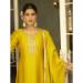 Picture of Comely Silk Golden Readymade Salwar Kameez