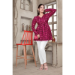 Picture of Cotton & Silk Medium Violet Red Kurtis And Tunic