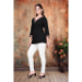 Picture of Nice Cotton & Silk Black Kurtis And Tunic