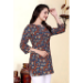Picture of Shapely Cotton & Silk Dim Gray Kurtis And Tunic