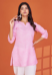 Picture of Stunning Cotton Pink Kurtis & Tunic