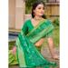 Picture of Beauteous Silk Sea Green Saree