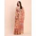 Picture of Resplendent Cotton & Linen Coral Saree
