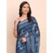 Picture of Resplendent Cotton & Linen Light Slate Grey Saree