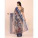 Picture of Resplendent Cotton & Linen Slate Grey Saree