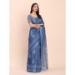 Picture of Gorgeous Cotton & Linen Dark Slate Blue Saree