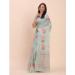 Picture of Shapely Cotton & Linen Dark Sea Green Saree