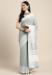 Picture of Excellent Linen Dark Sea Green Saree