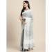 Picture of Excellent Linen Dark Sea Green Saree