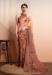 Picture of Enticing Georgette Brown Saree
