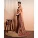 Picture of Enticing Georgette Brown Saree