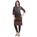 Picture of Statuesque Cotton Dim Gray Kurtis & Tunic