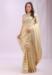 Picture of Enticing Organza Pale Golden Rod Saree