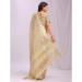 Picture of Enticing Organza Pale Golden Rod Saree
