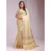 Picture of Enticing Organza Pale Golden Rod Saree