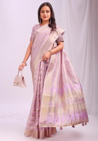 Picture of Fine Organza Thistle Saree