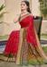 Picture of Delightful Silk Red Saree