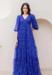 Picture of Alluring Georgette Midnight Blue Readymade Gown
