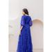 Picture of Alluring Georgette Midnight Blue Readymade Gown