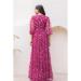 Picture of Appealing Georgette Brown Readymade Gown