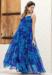 Picture of Beauteous Georgette Dark Cyan Readymade Gown