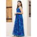 Picture of Beauteous Georgette Dark Cyan Readymade Gown
