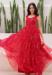 Picture of Amazing Georgette Crimson Readymade Gown