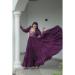 Picture of Nice Rayon Brown Party Wear Gown