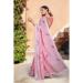 Picture of Lovely Cotton & Linen Pink Saree