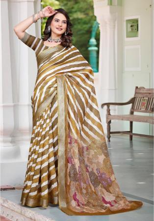 Picture of Taking Cotton & Linen Rosy Brown Saree