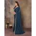 Picture of Elegant Georgette Dark Slate Grey Saree