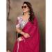 Picture of Exquisite Georgette Pale Violet Red Saree