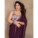 Picture of Charming Georgette Brown Saree