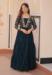 Picture of Gorgeous Georgette Dark Slate Grey Readymade Gown