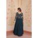 Picture of Gorgeous Georgette Dark Slate Grey Readymade Gown
