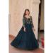 Picture of Gorgeous Georgette Dark Slate Grey Readymade Gown