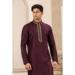Picture of Classy Silk Dark Olive Green Kurtas