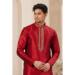 Picture of Wonderful Silk Fire Brick Kurtas