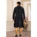 Picture of Bewitching Silk Black Kurtas