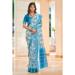 Picture of Pleasing Cotton & Linen Light Sea Green Saree