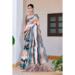 Picture of Bewitching Cotton & Linen Burly Wood Saree