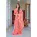 Picture of Shapely Cotton & Linen Light Coral Saree