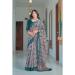Picture of Appealing Cotton & Linen Dark Slate Grey Saree